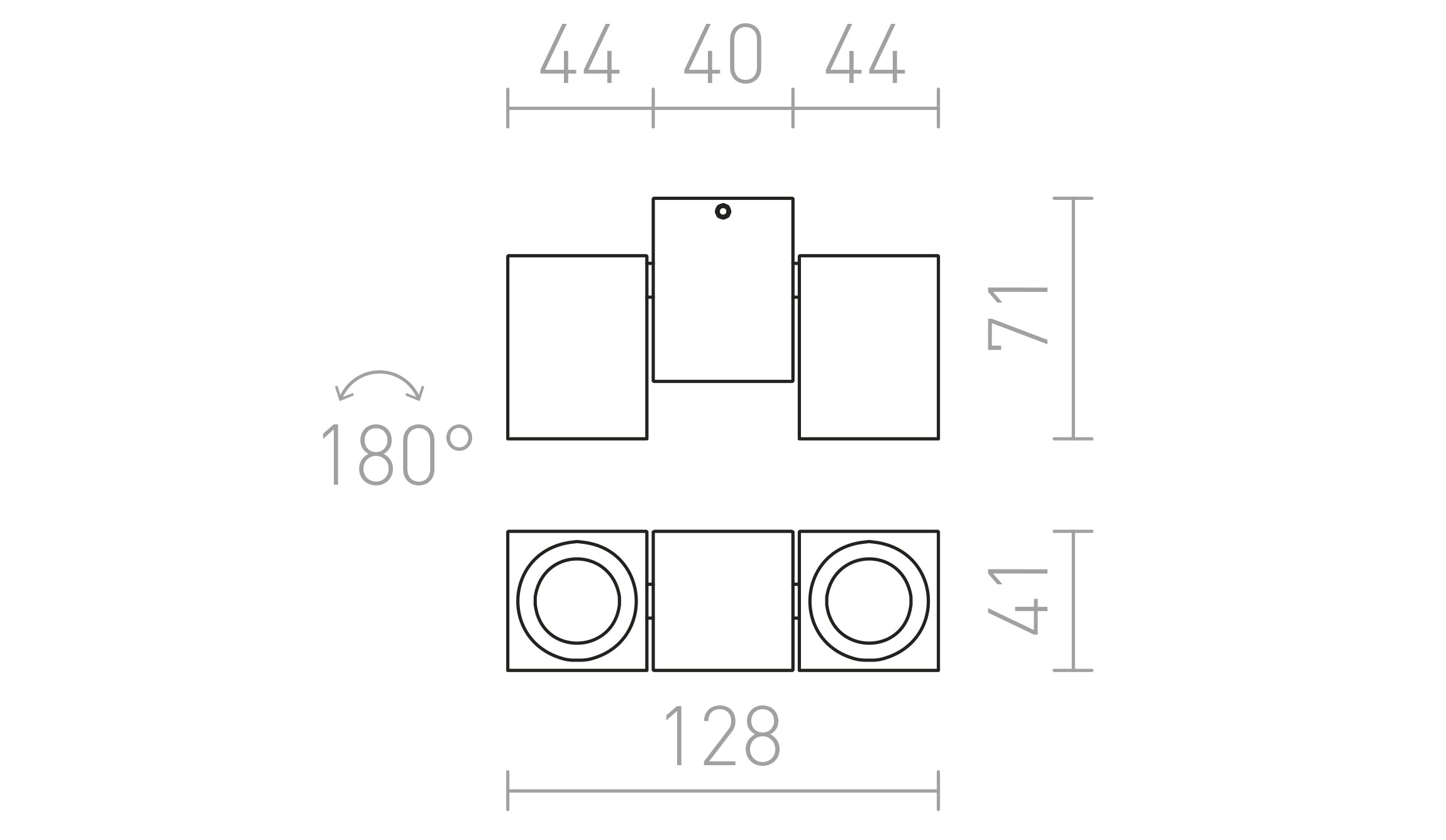 MARVEL II WITH TILT-FUNCTION - Product sketch
