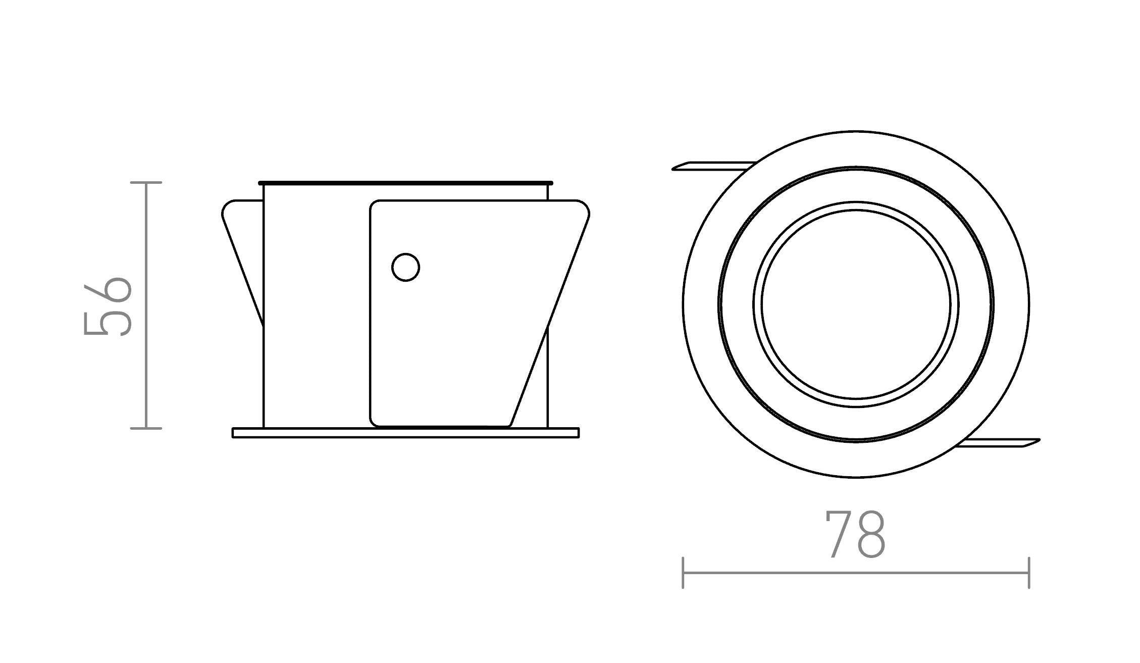 ESIX RÖGZÍTETT - Product sketch
