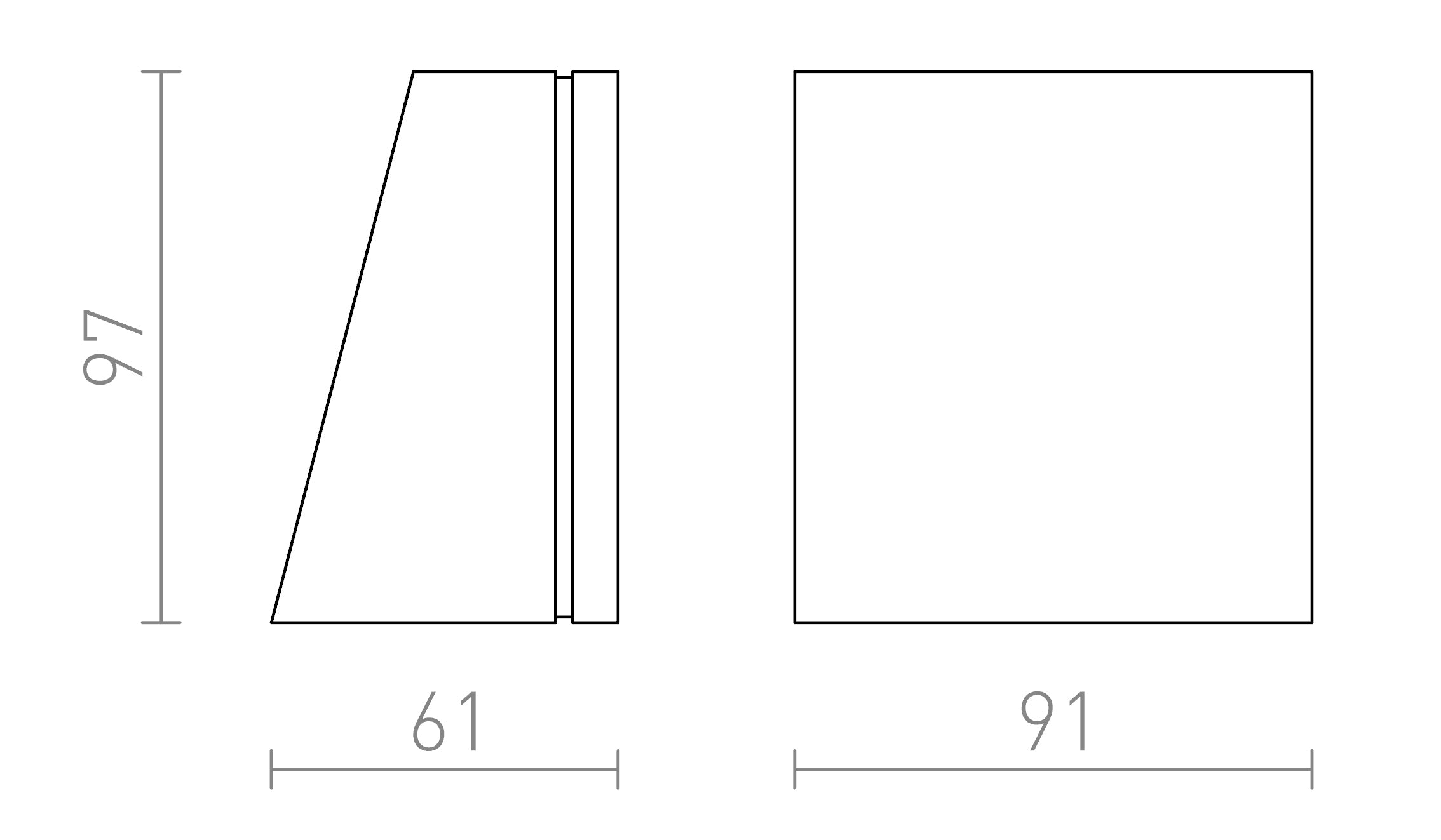 GIGI  wall lamp - Product sketch