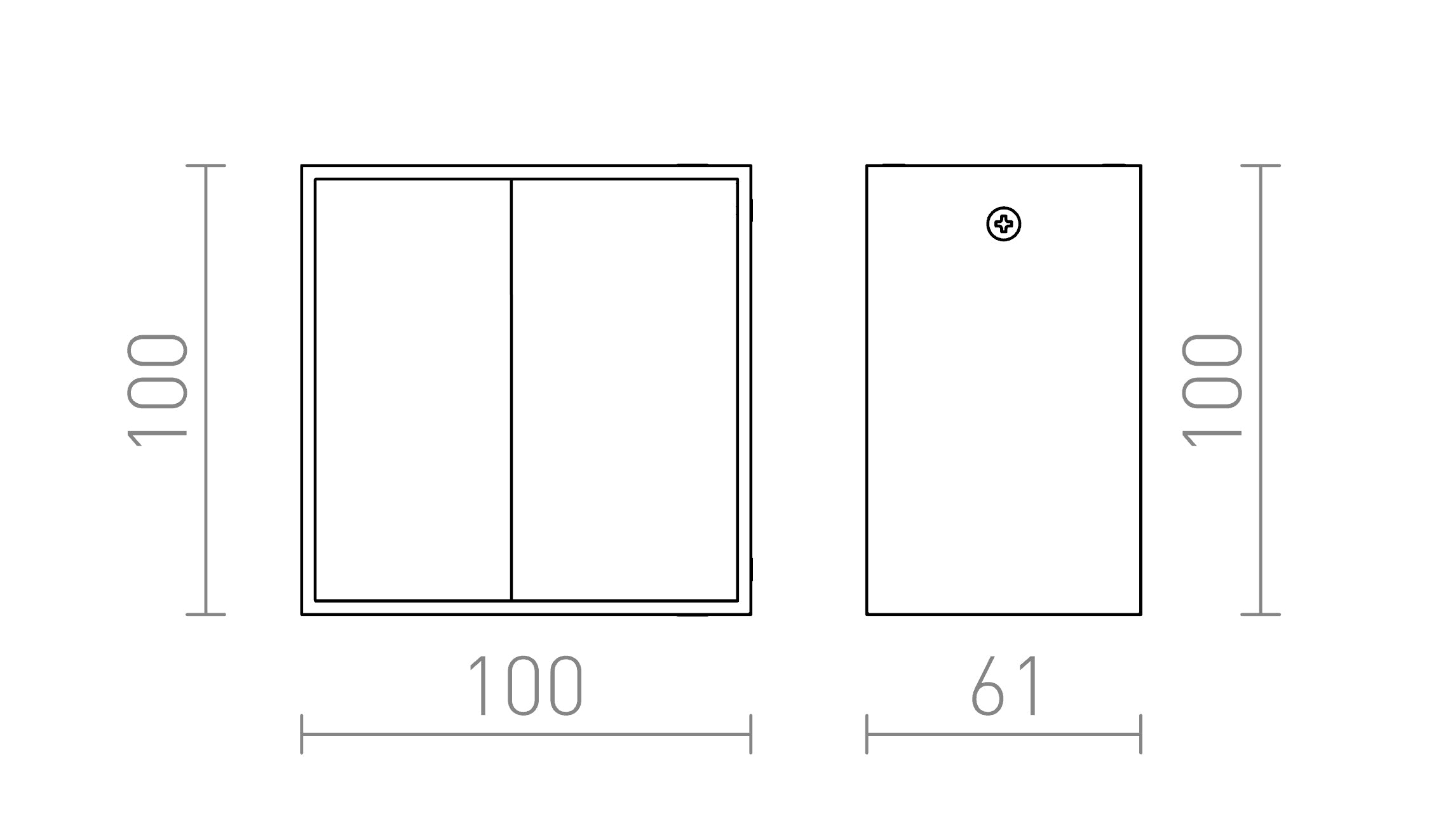 DIDO  wall lamp - Product sketch