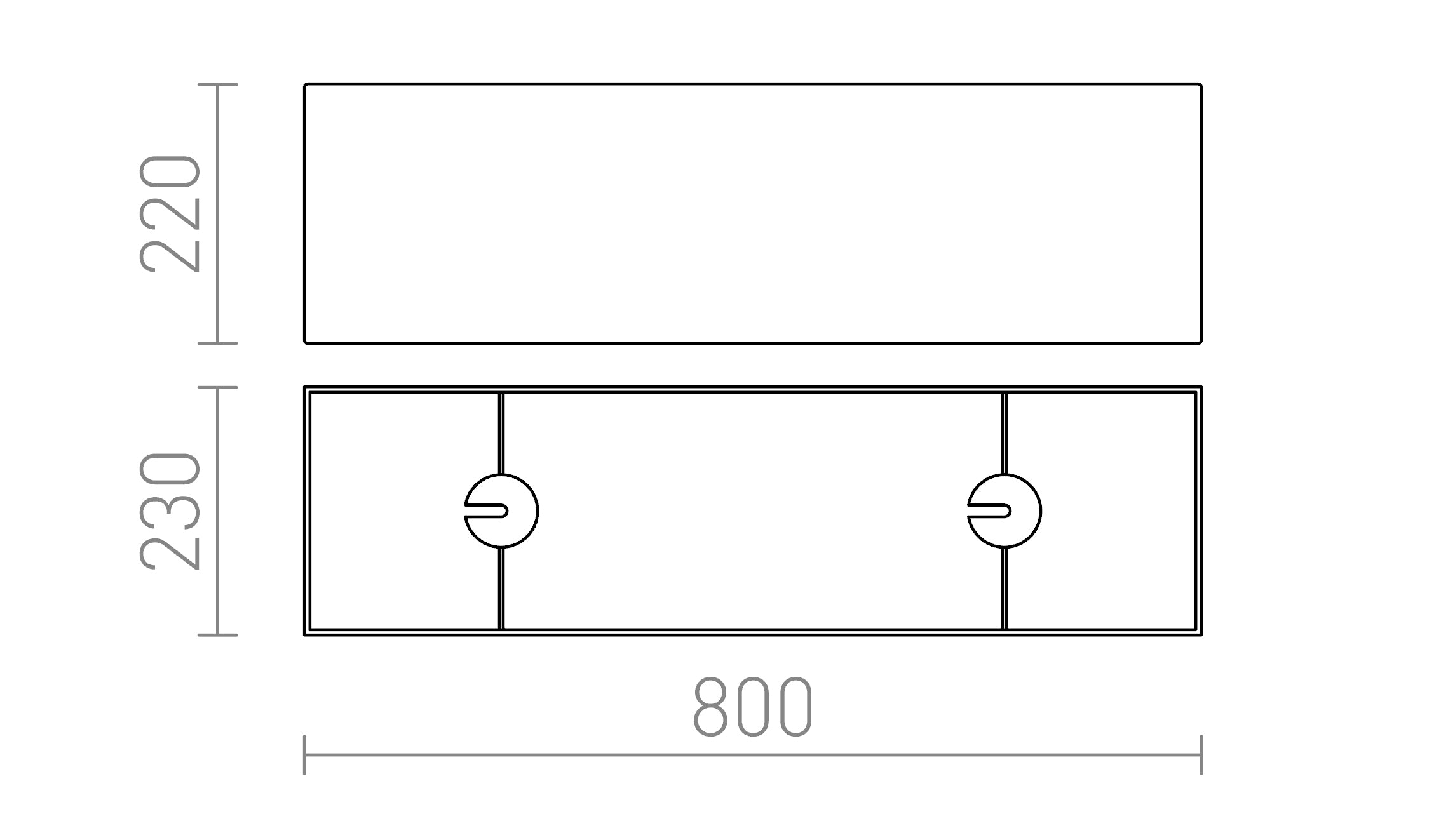 LOPE 80/23 shade - Product sketch