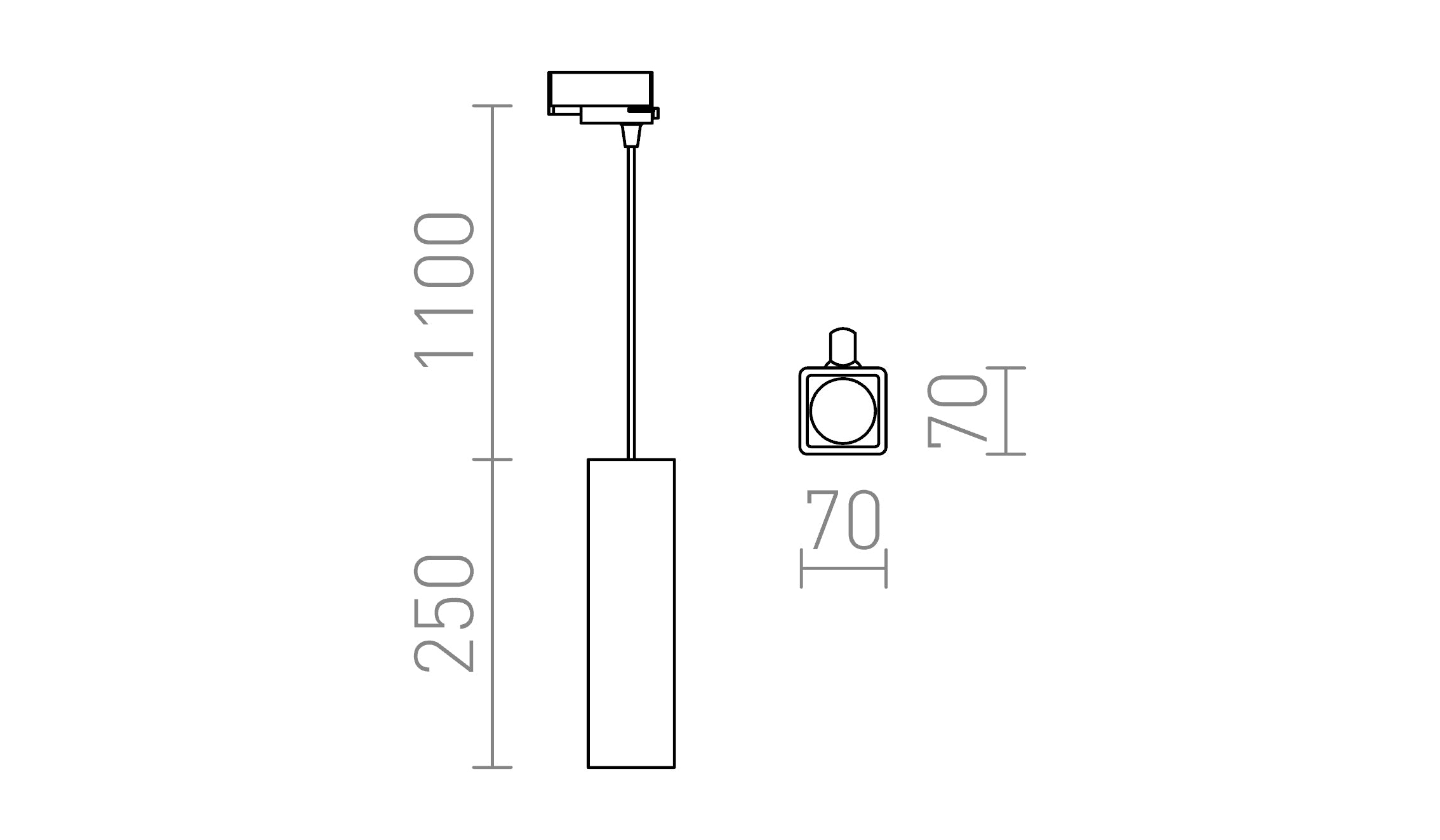 JACK RC HÁROMÁRAMKÖRÖS SÍNRE - Product sketch