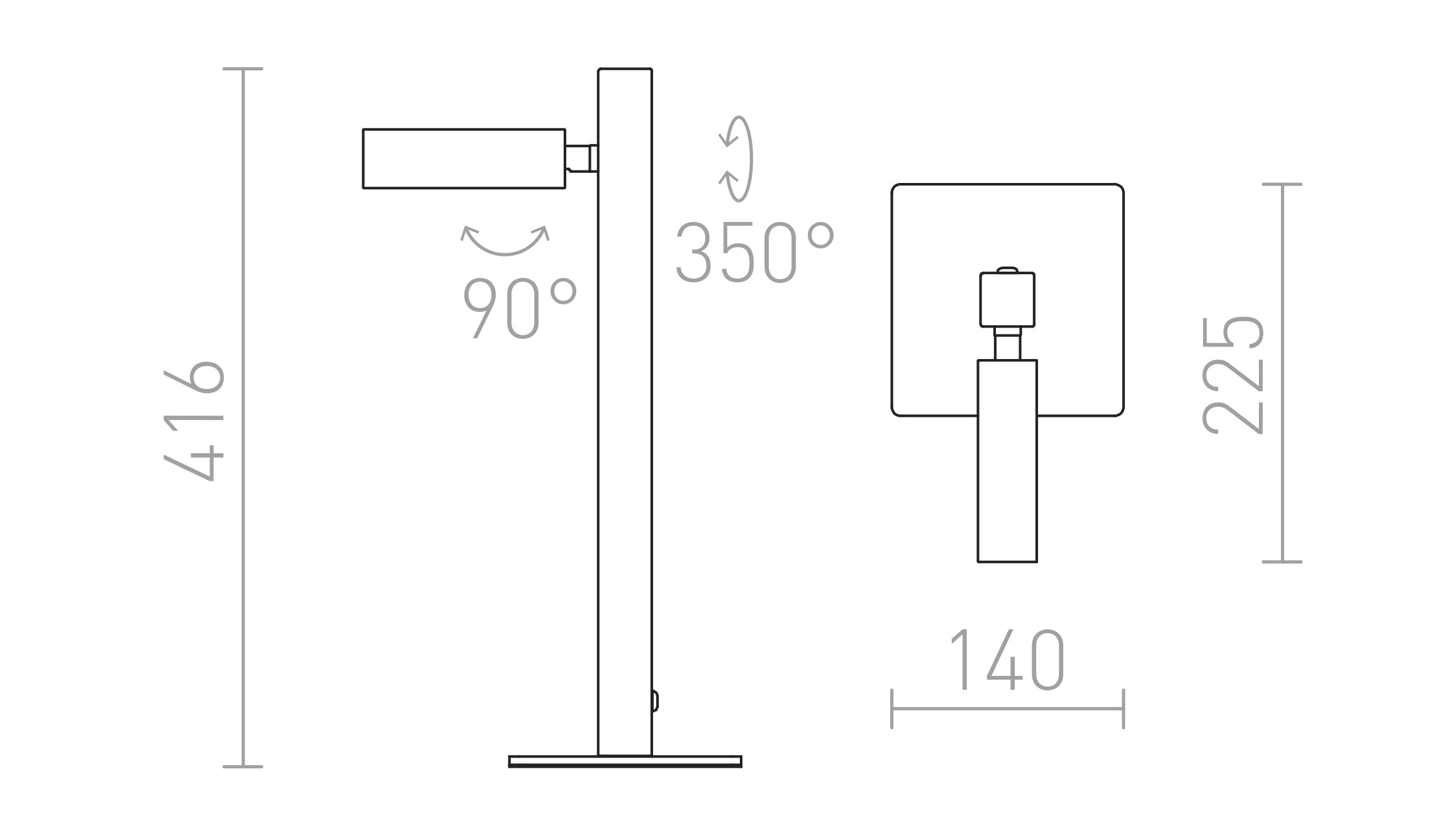 FADO  tafellamp lamp - Product sketch