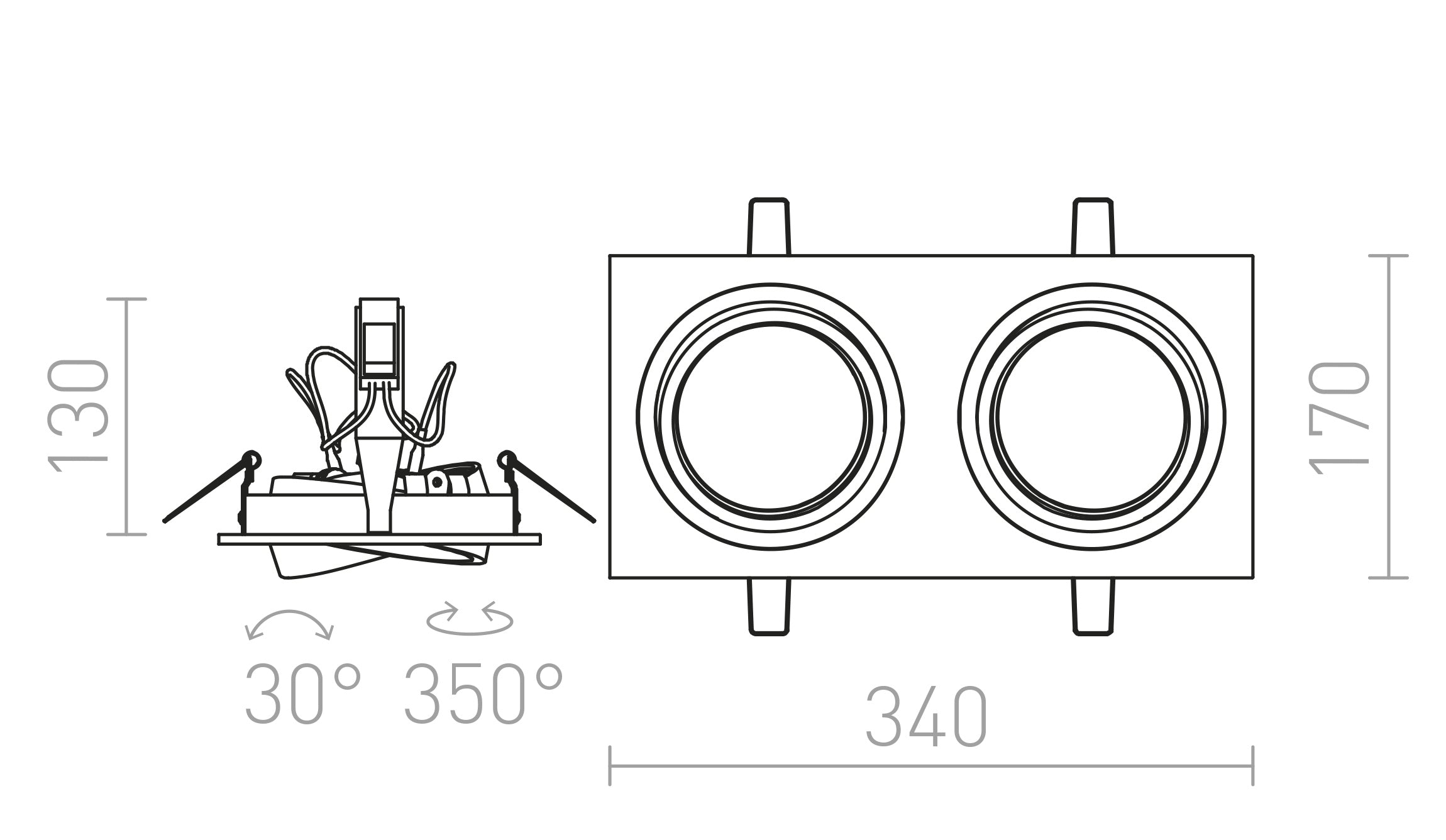 PASADENA G53 SQ II - Product sketch