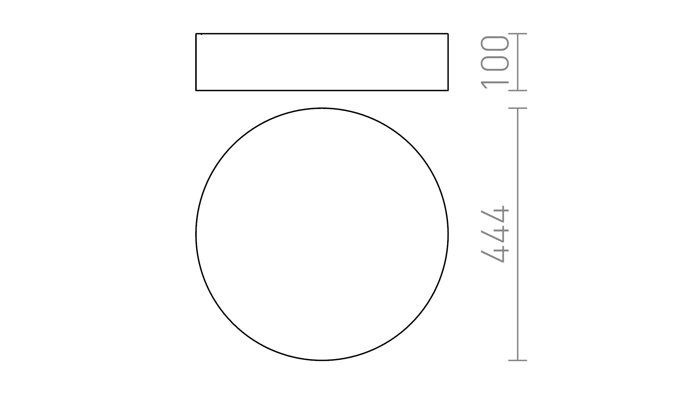 COIMBRA MENNYEZETI LÁMPA - Product sketch