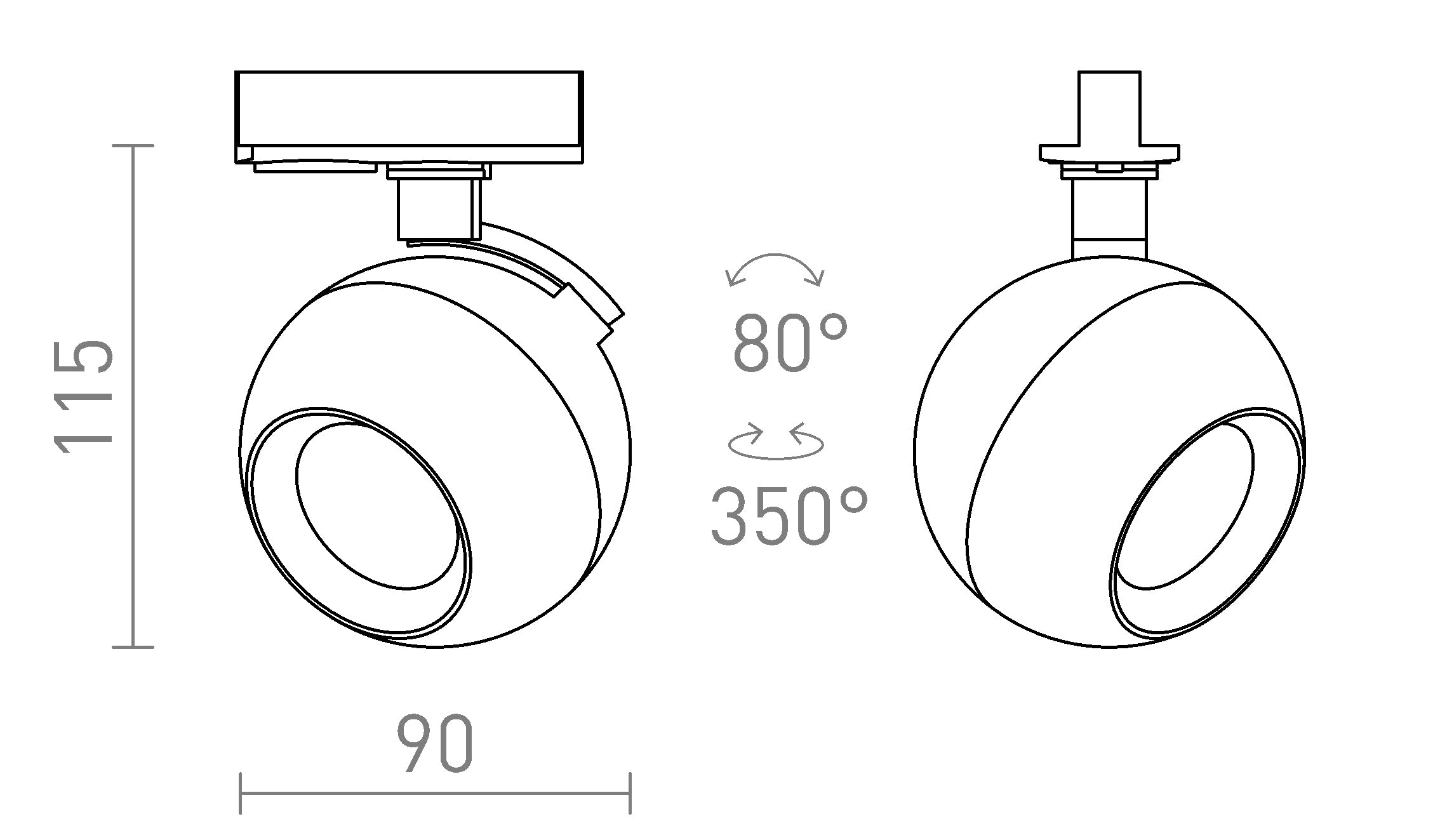 SIENA  for 1-circuit tracks - Product sketch