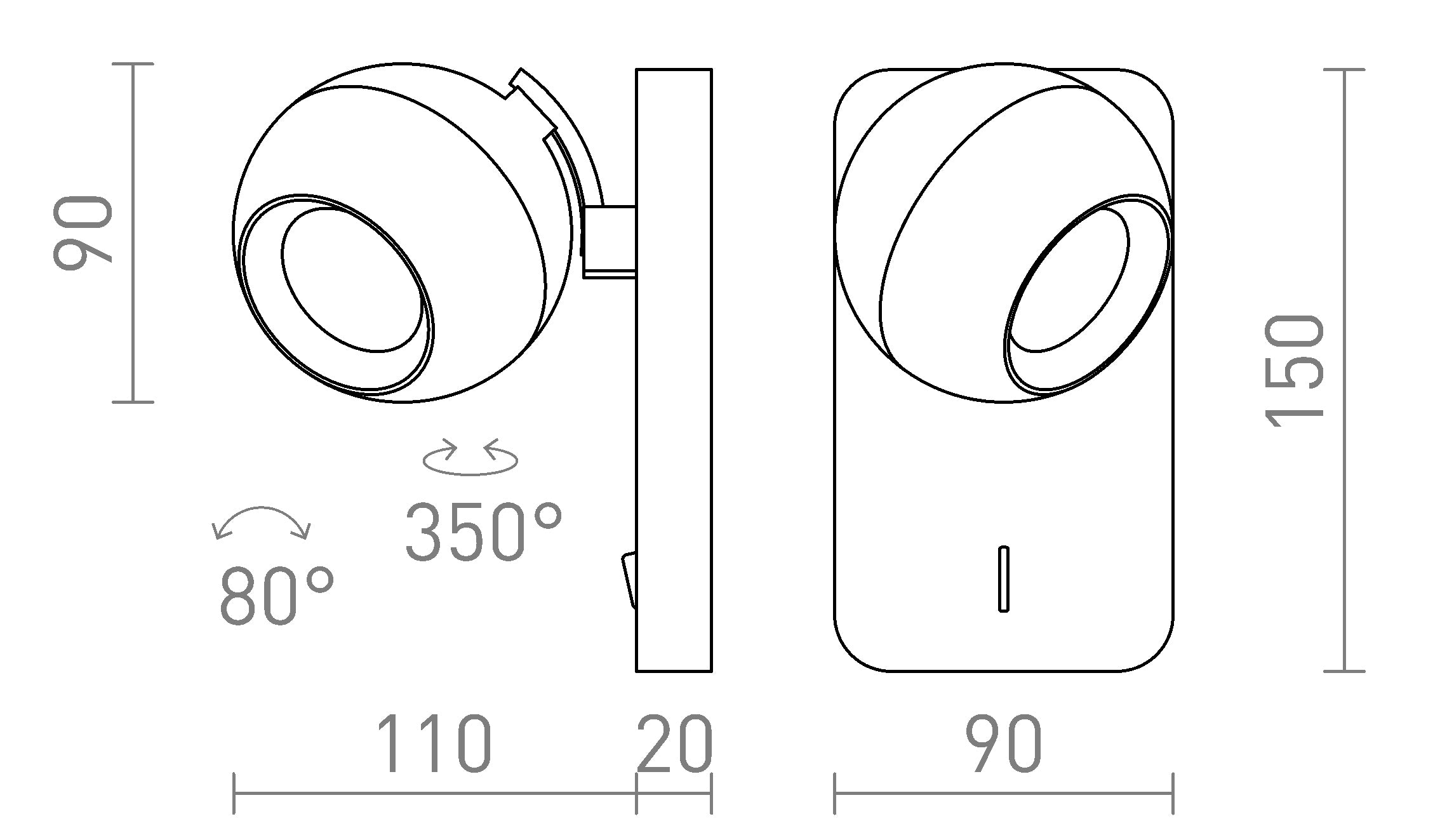 SIENA WALL - Product sketch