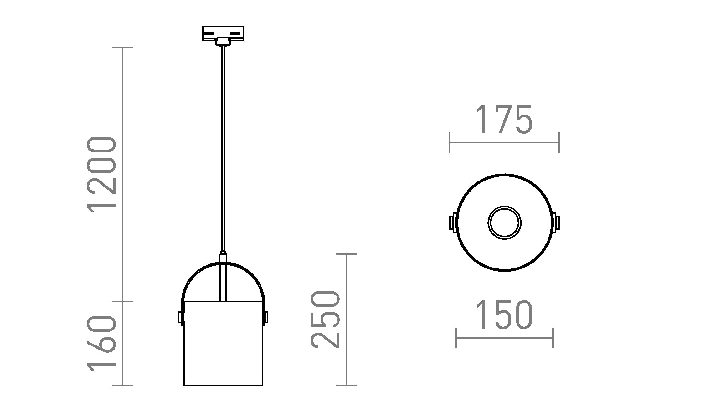 JULIETTA 16 for 3-circuit tracks - Product sketch