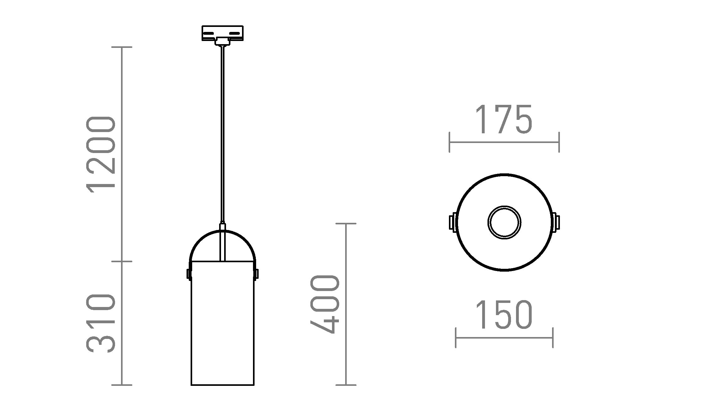 JULIETTA 31 HÁROMÁRAMKÖRÖS SÍNRE - Product sketch