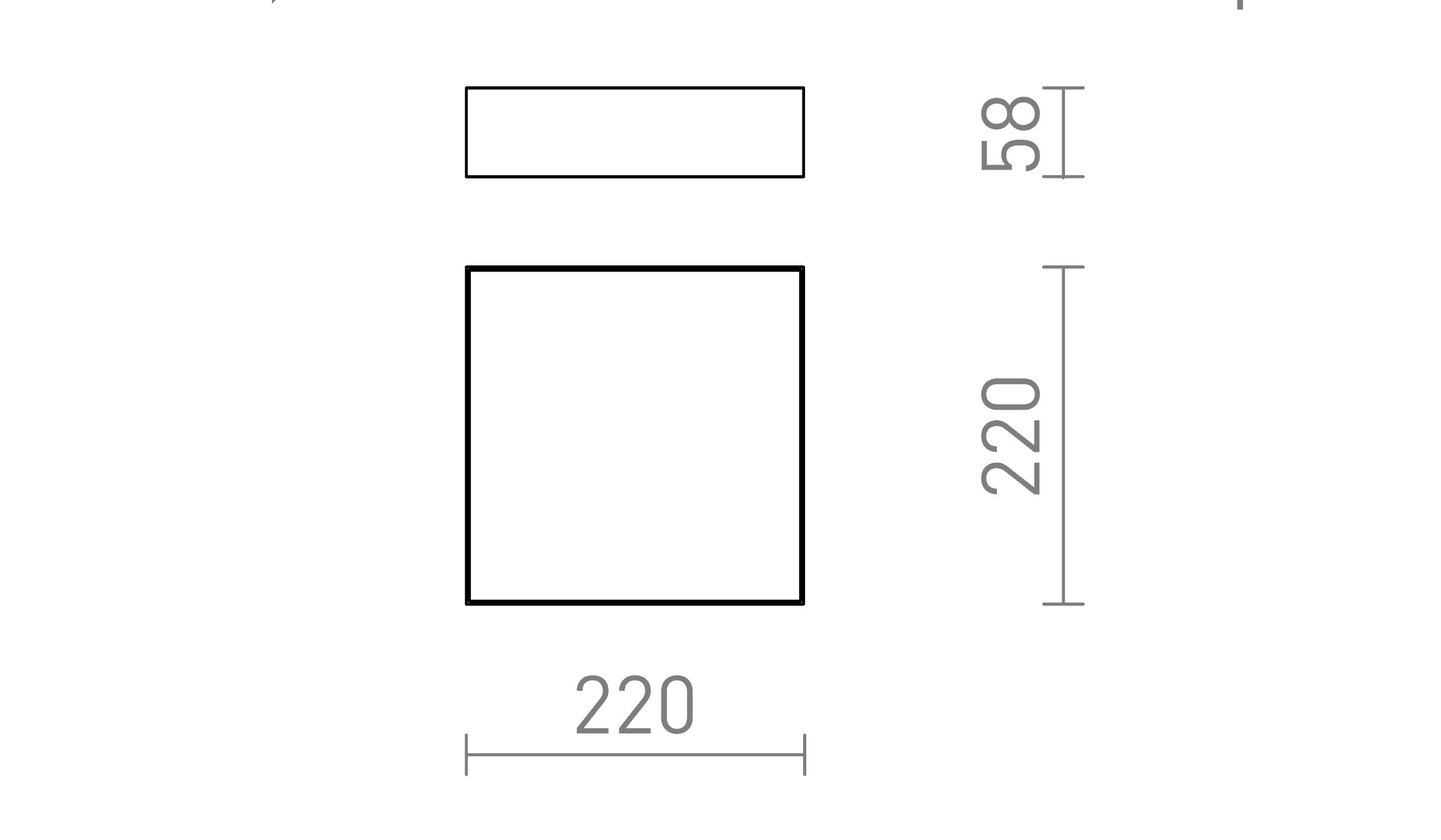 LARISA SQ 22 DIMM - Product sketch