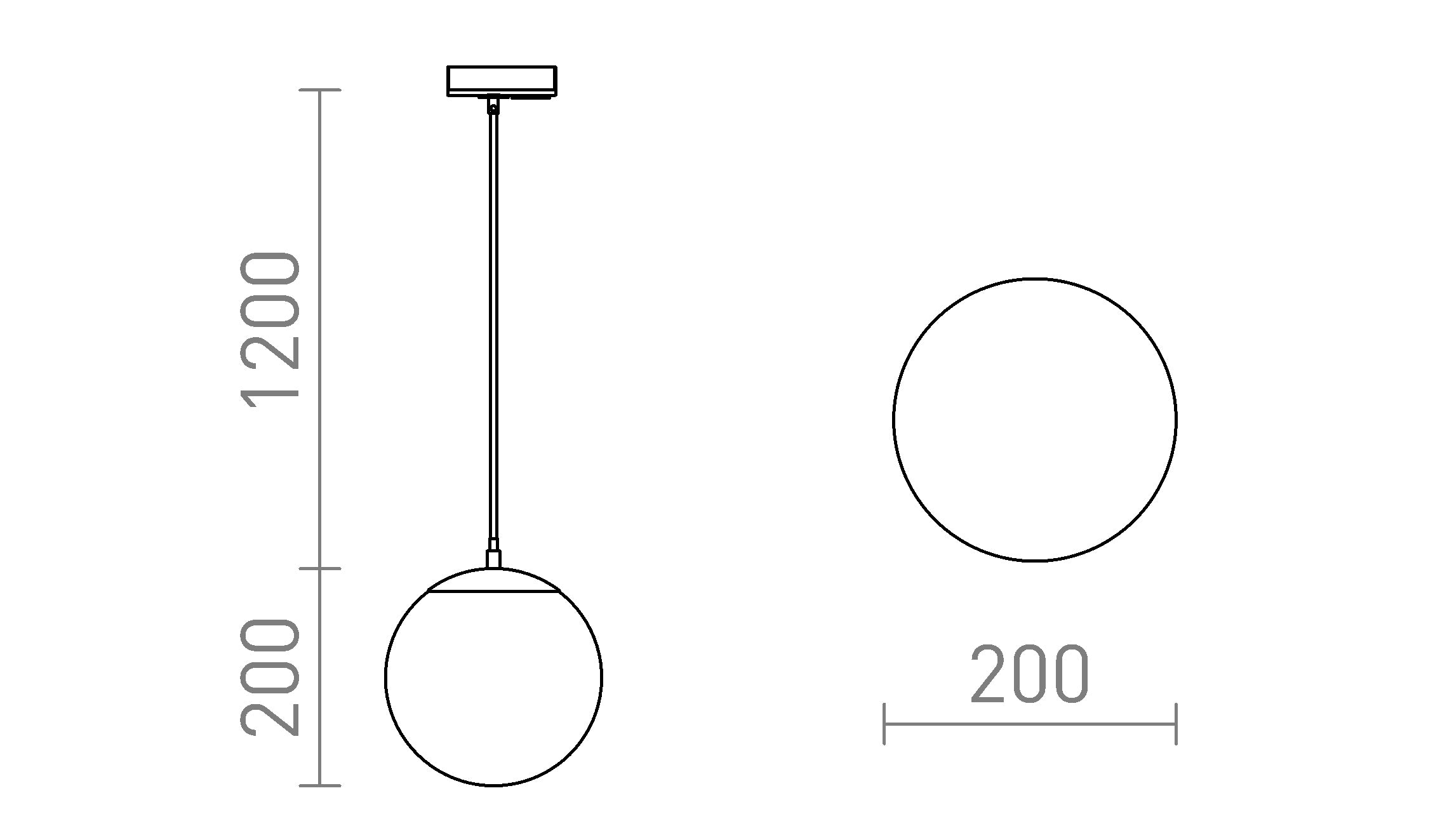 LUNA 20 PRO 1-OKRUH. LIŠTU - Schéma produktu
