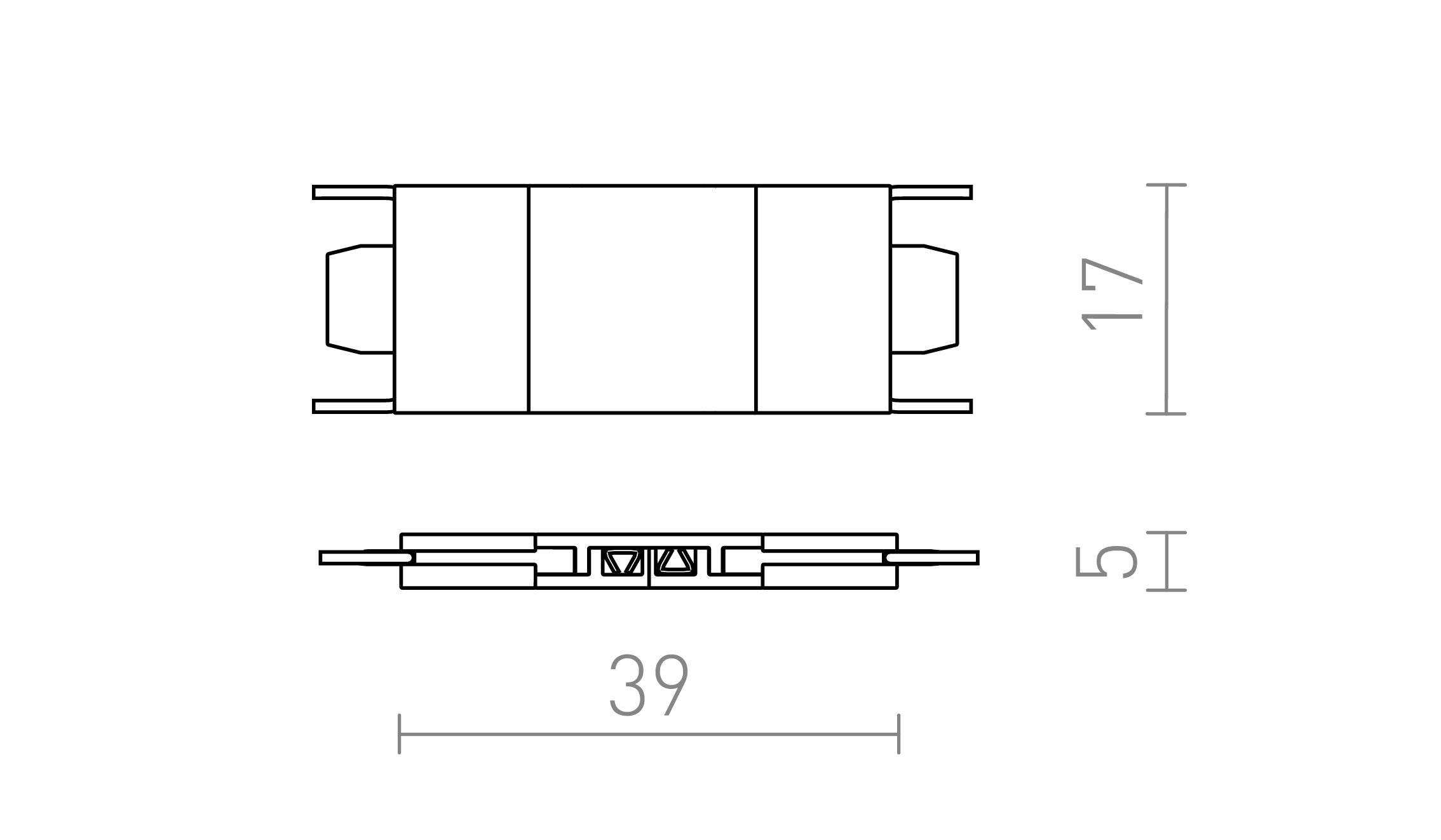 KÖZVETLEN CSATLAKOZÓ VEGA SÍNRE - Product sketch