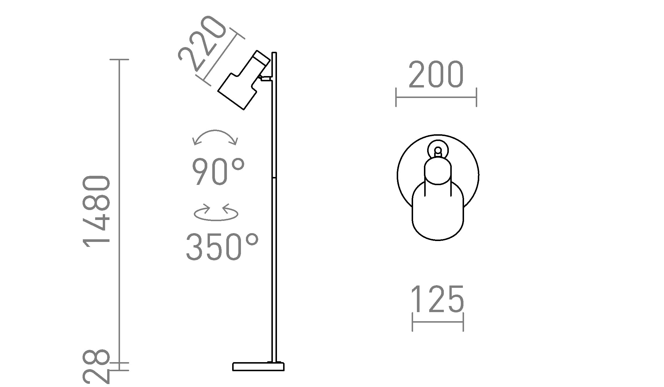 DIVINA FLOOR - Product sketch