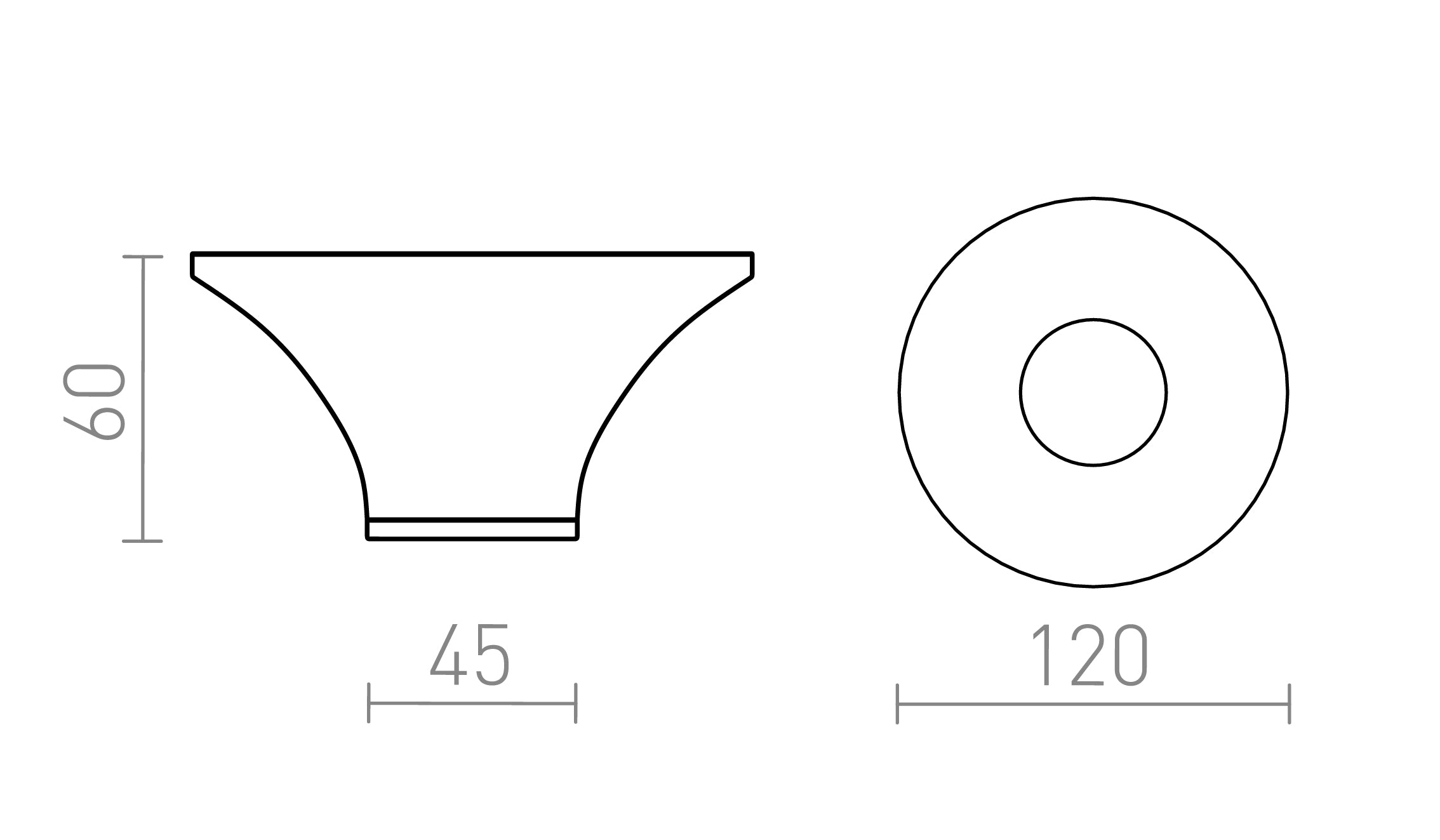 BOY  ceiling lamp - Product sketch