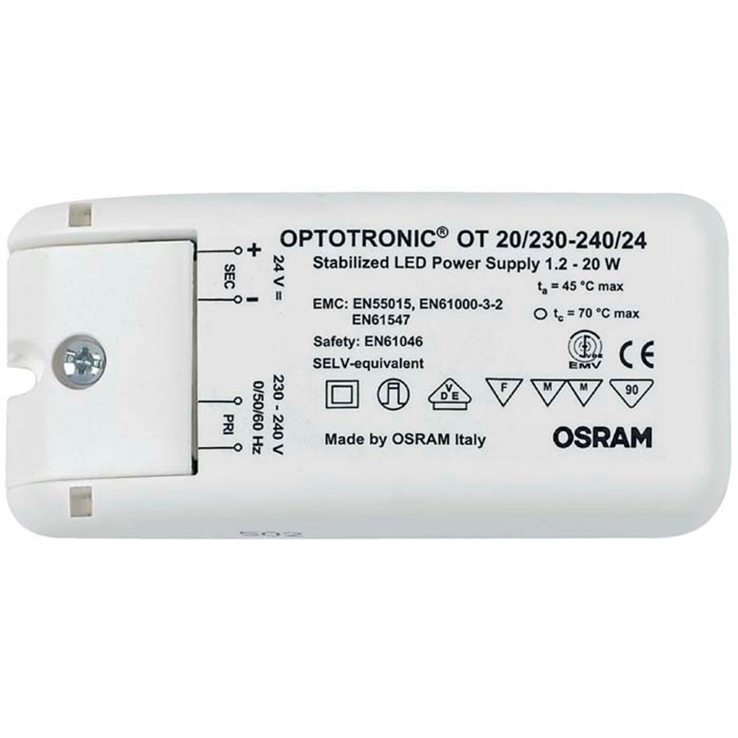 RENDL lighting accessorie TRAFO 0,5-20W    24= 20W G13006 2