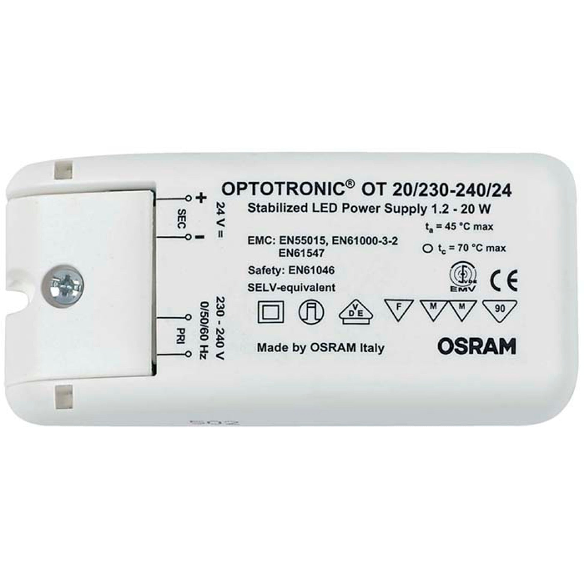 RENDL lighting accessorie TRAFO 0,5-20W    24= 20W G13006 2