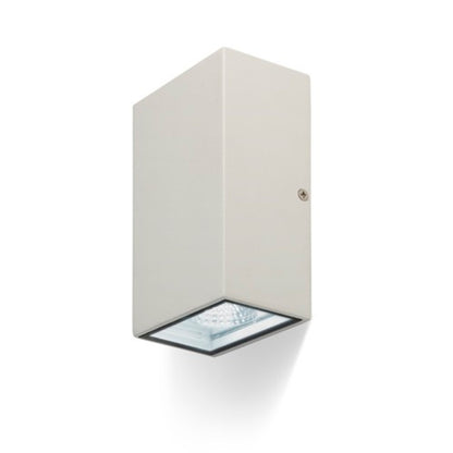 RENDL Outlet DIXIE 10x16 wall white  230V LED 2x5W 84° IP54  3000K R10352 1