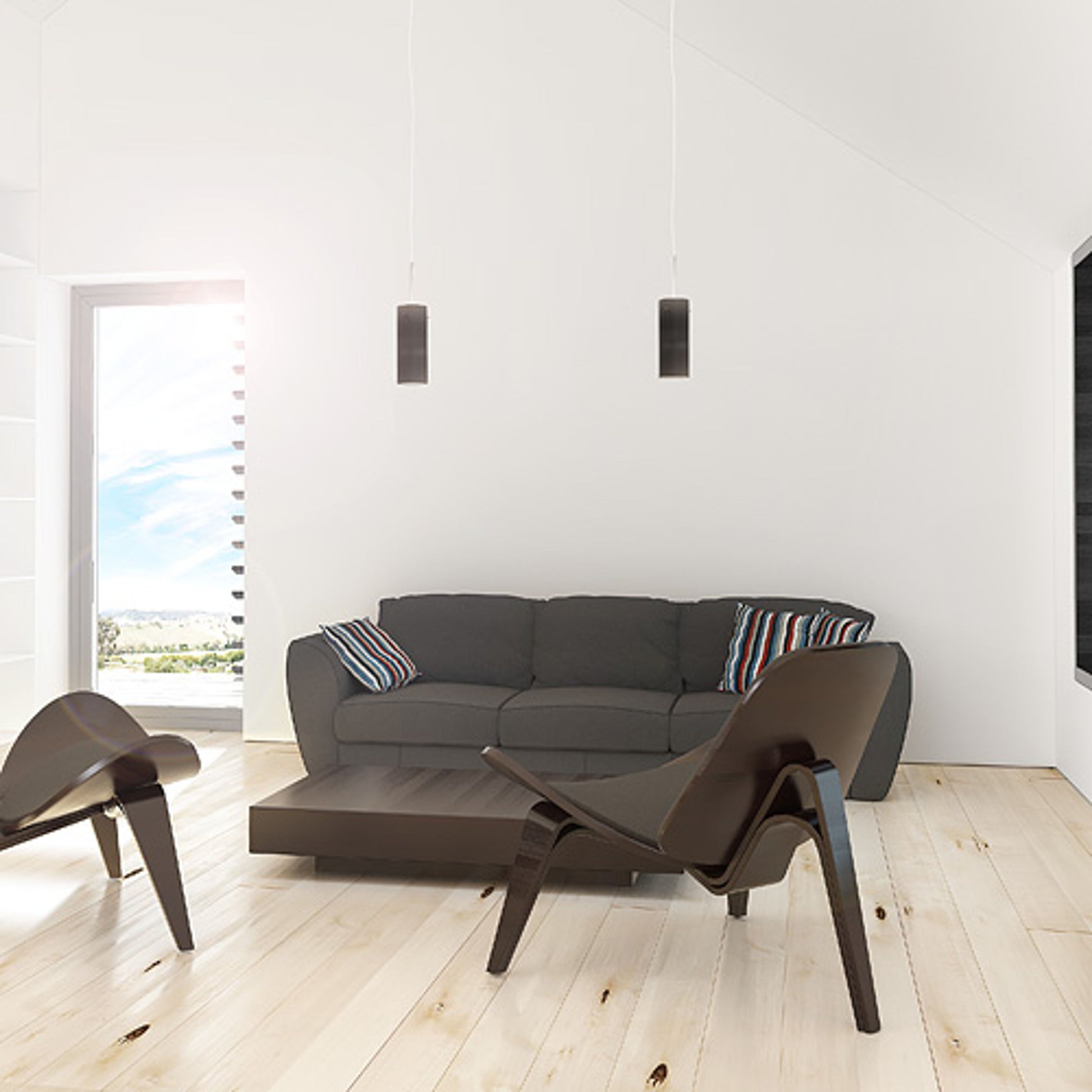 RENDL pendant lamp SANSSOUCI I pendant matte black  230V E27 42W R10508 8