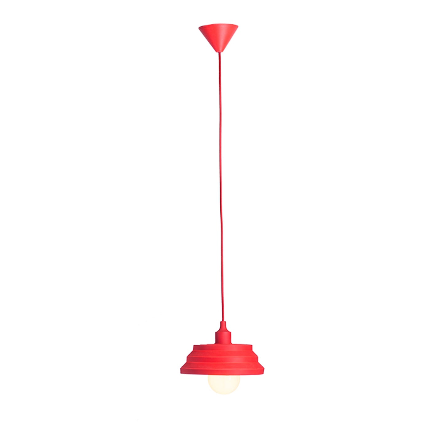 RENDL Outlet AMICI silicone pendant red  230V E27 42W R10619 4