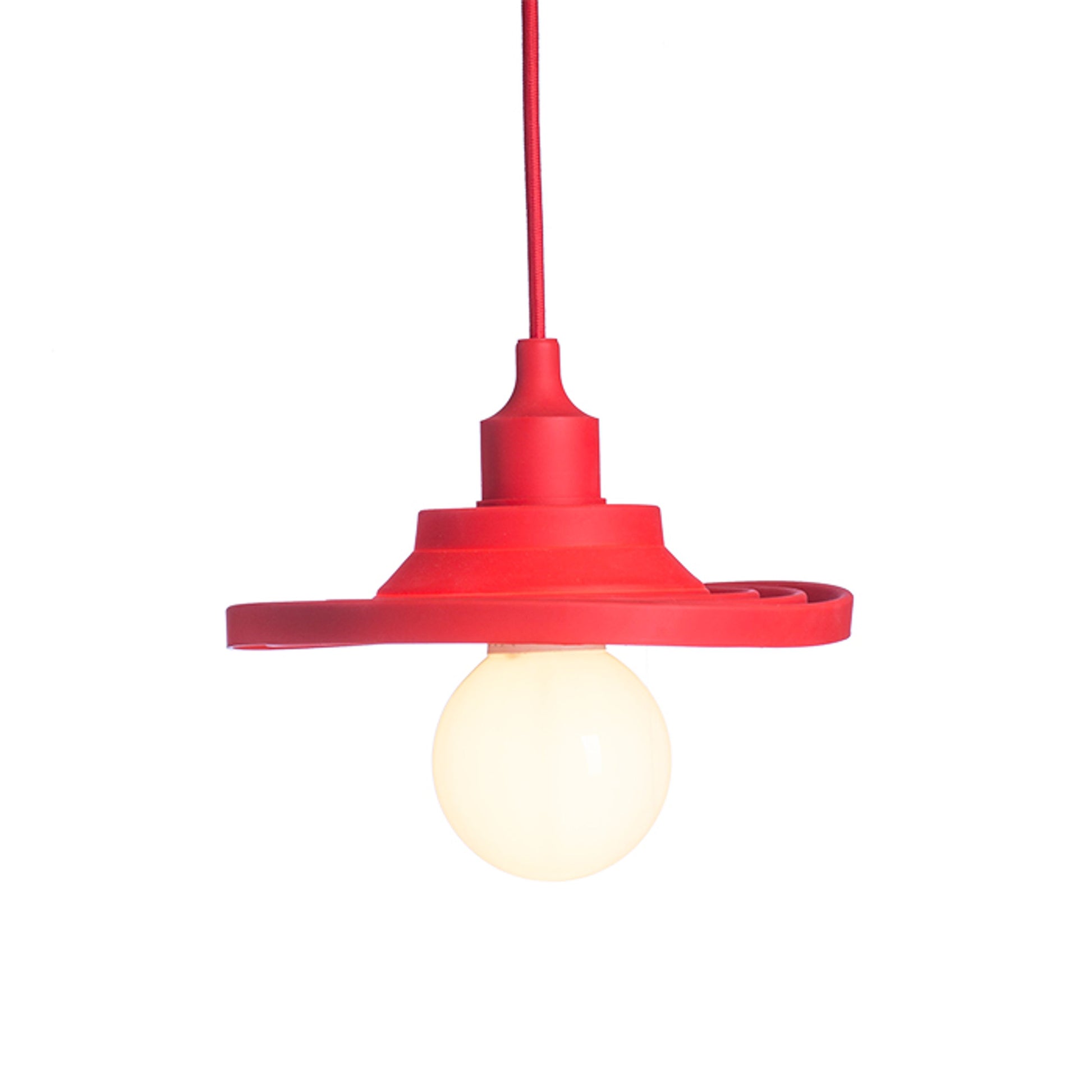 RENDL Outlet AMICI silicone pendant red  230V E27 42W R10619 7