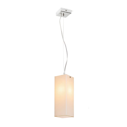RENDL Outlet LUCIA 30x10 pendant  satinated glass/chrome 230V LED E27 15W R10627 1