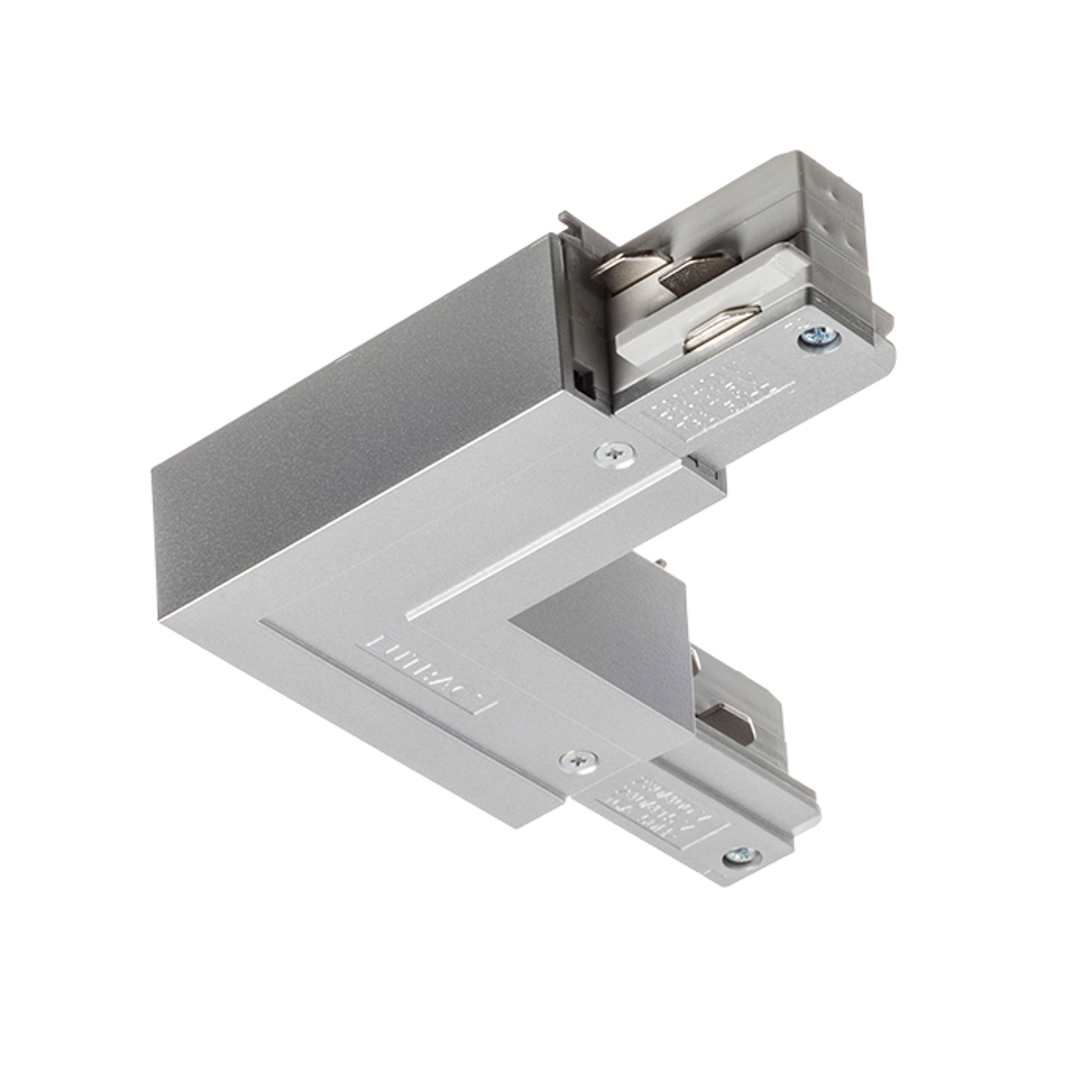 RENDL 3-circuit track system EUTRAC L connector outer polarity silver grey 230V  R11325 1