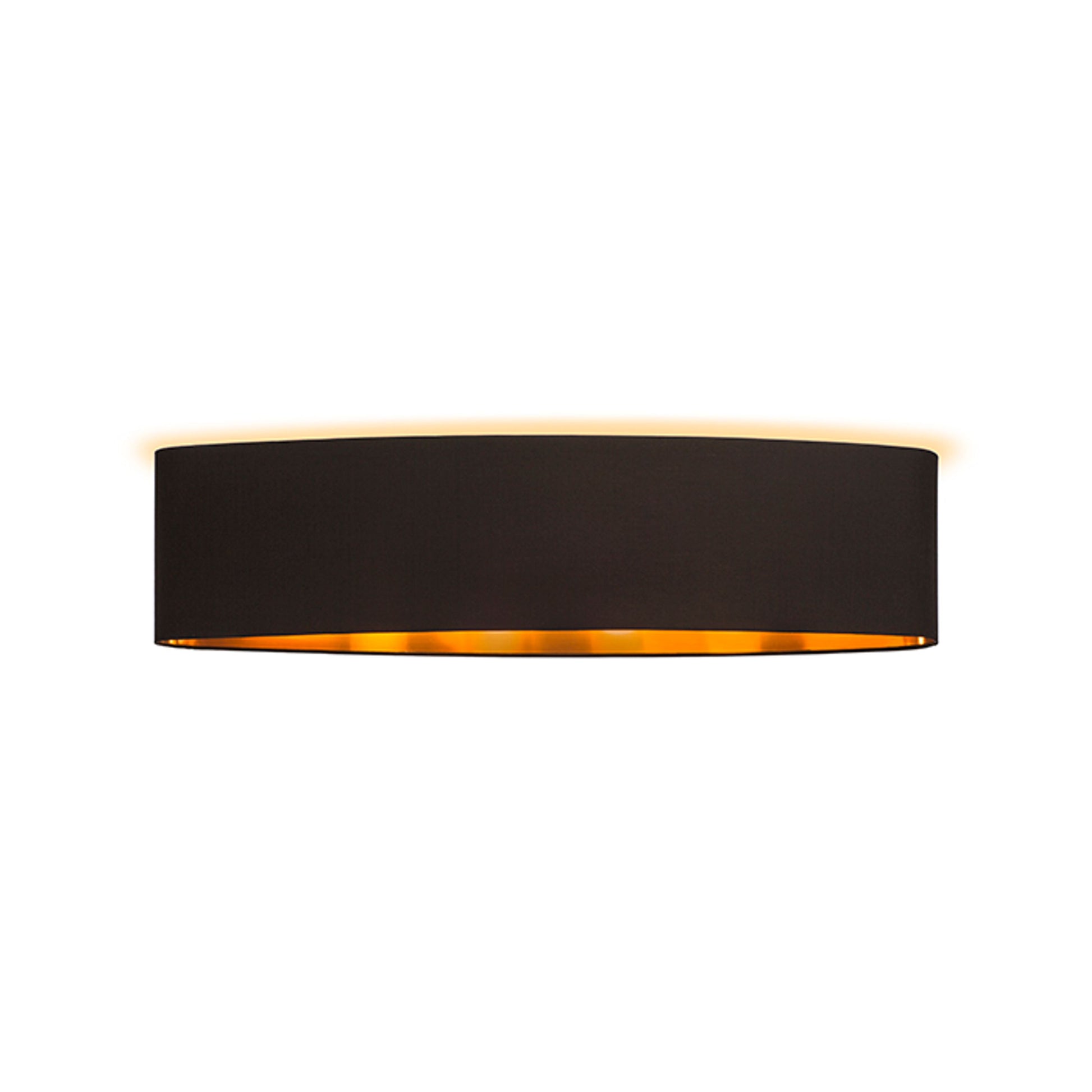 RENDL shades, shade bases, pendent sets CASUAL 90/22 shade Polycotton black/copper foil max. 23W R11485 7