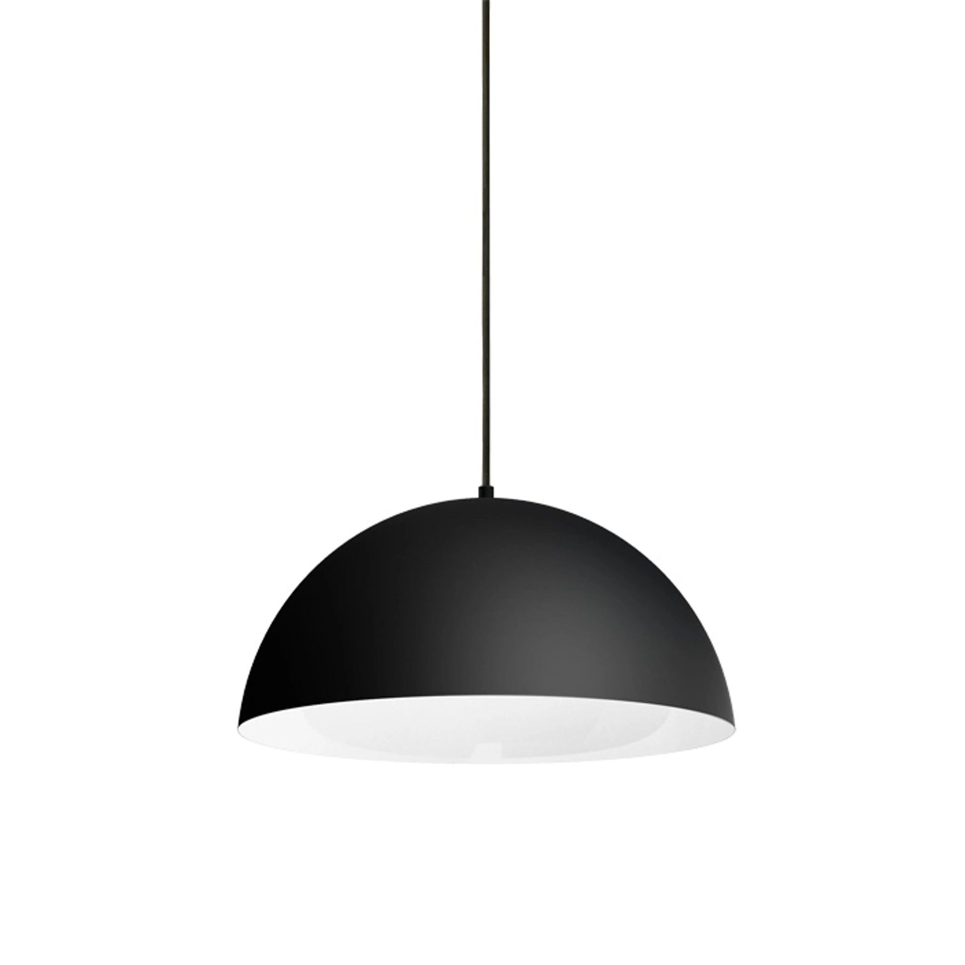 RENDL pendant lamp MONROE 40 pendant matte black/white  230V LED E27 30W R11701 1