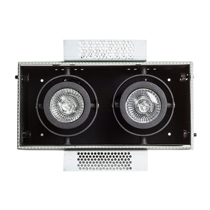 RENDL recessed light ELECTRA II  black  230V GU10 2x50W R12053 3