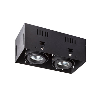 RENDL recessed light ELECTRA II  black  230V GU10 2x50W R12053 5