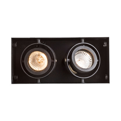 RENDL recessed light ELECTRA II  black  230V GU10 2x50W R12053 9