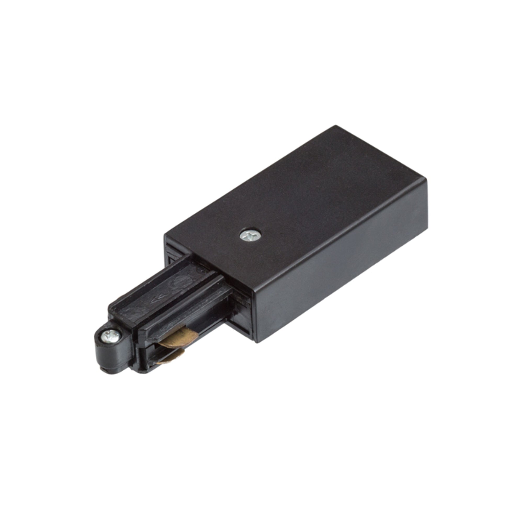 RENDL 1-circuit track system 1F feed-in, polarity right black 230V  R12288 1