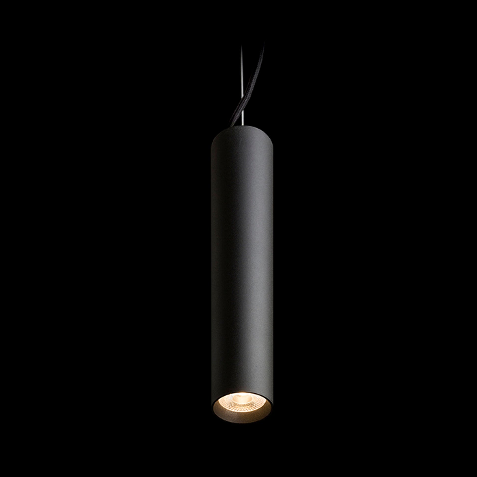RENDL pendant lamp RIGA 28 pendant black  230V LED 6W 38°  3000K R12459 2