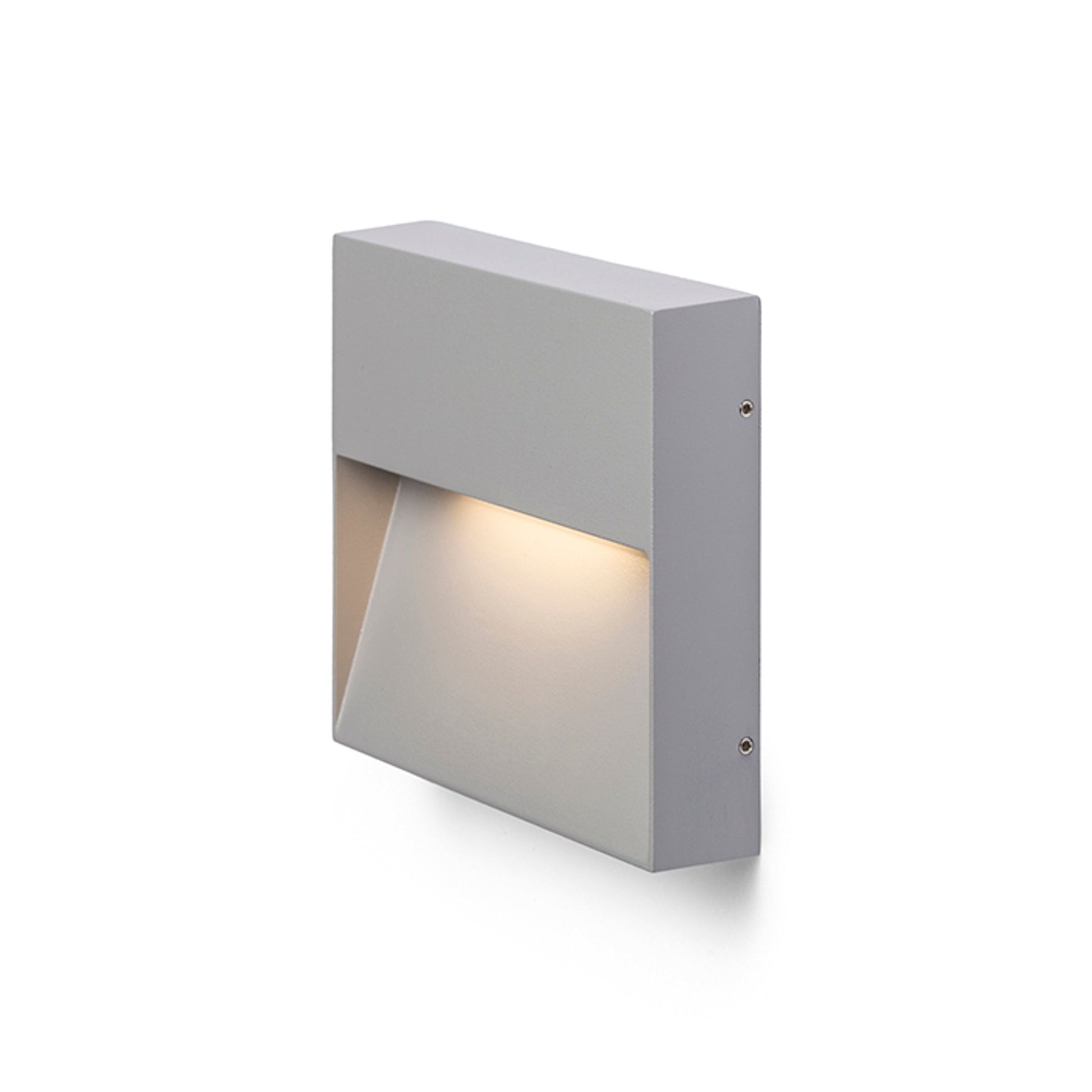 RENDL  AQILA SQ wall grey  230V LED 6W IP54  3000K R12543 1