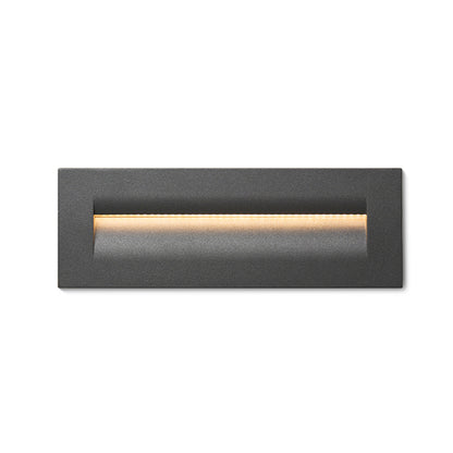 RENDL outdoor lamp RASQ wall recessed anthracite grey 230V LED 8.5W IP65 3000K R12628 3
