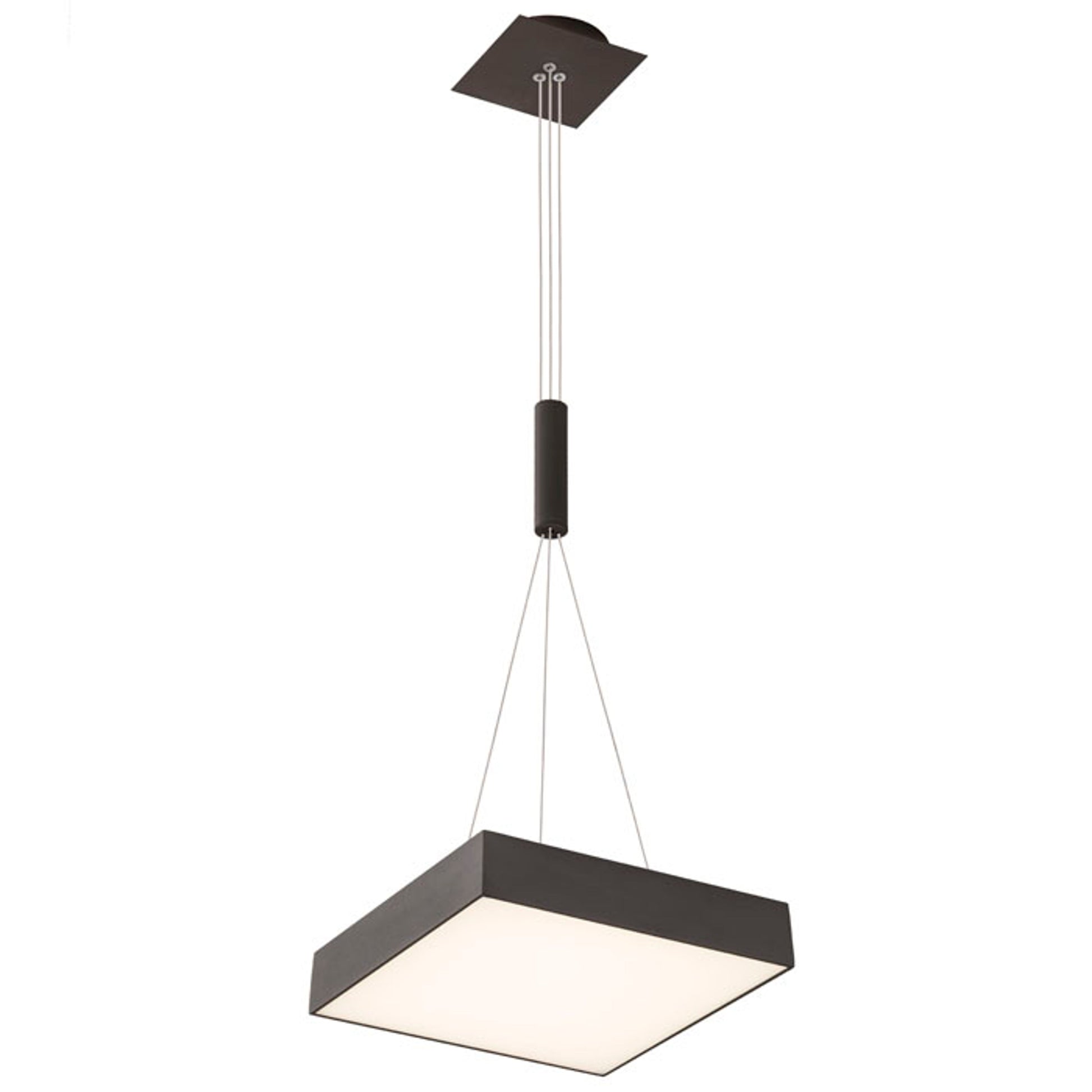 RENDL Outlet LARISA SQ 30 pendant black  230V LED 30W  3000K R12853 1