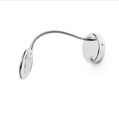 RENDL Outlet FLAP wall  chrome 230V LED 4.2W 120°  3000K R12943 4
