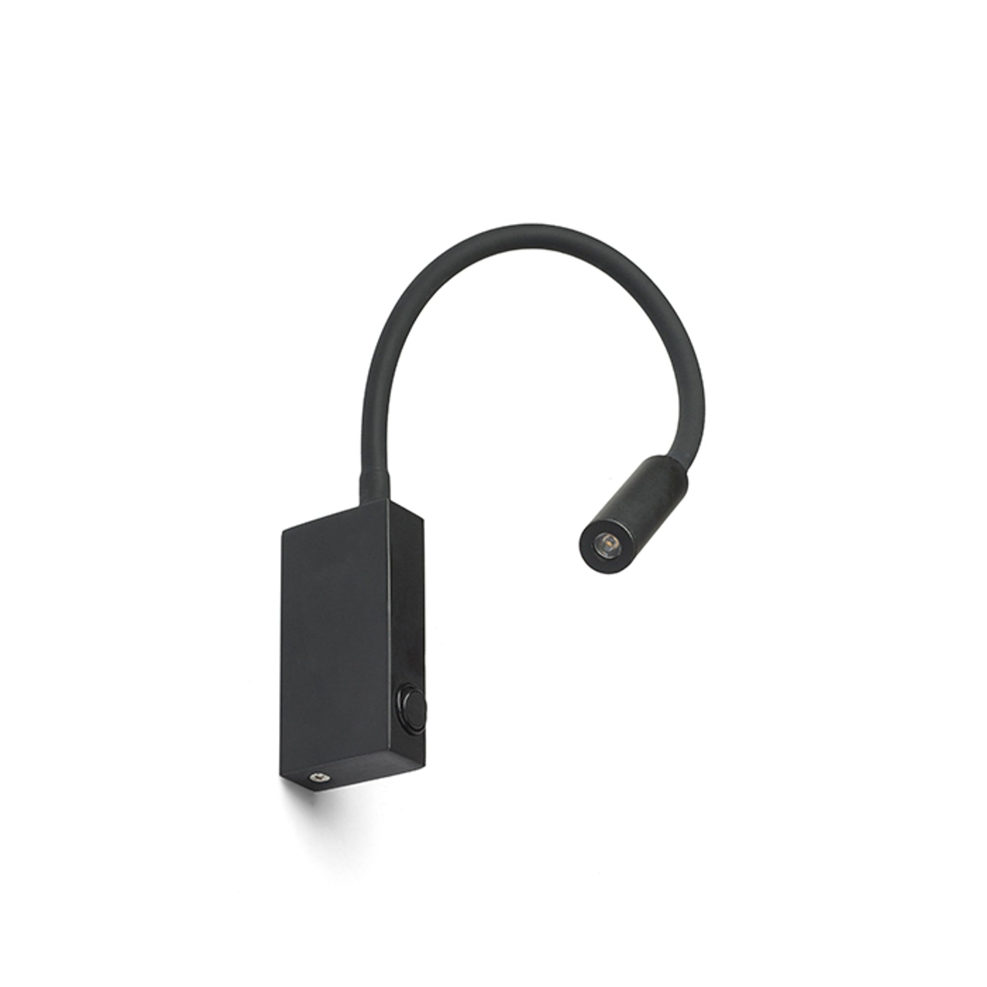 RENDL spotlight EKE wall black 230V LED 3W 60° 3000K R12945 6