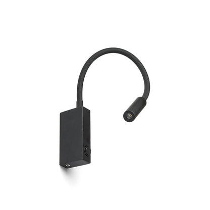 RENDL spotlight EKE wall black 230V LED 3W 60° 3000K R12945 6