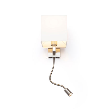 RENDL wall lamp TAINA with shade white matt nickel 230V LED E27 LED 15+3W 25°  3000K R12956 4
