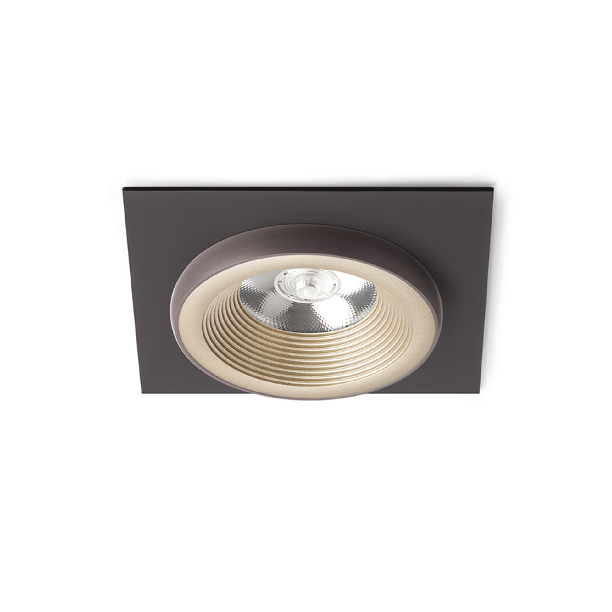 RENDL recessed light SHARM SQ I recessed pearl gold/brown 230V LED 10W 24° 3000K R13251 1
