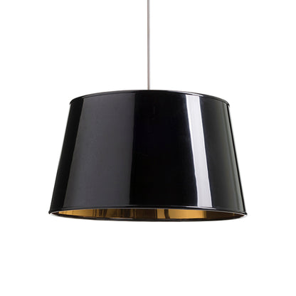 RENDL shades, shade bases, pendent sets RIDICK shade shiny black golden foil  max. 20W R13344 1