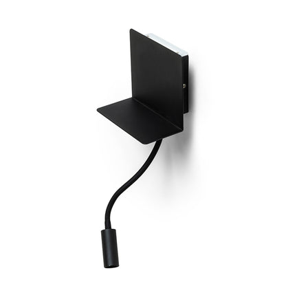 RENDL spotlight ROSTAM wall with USB black 230V LED 2x3W 3000K R13571 1
