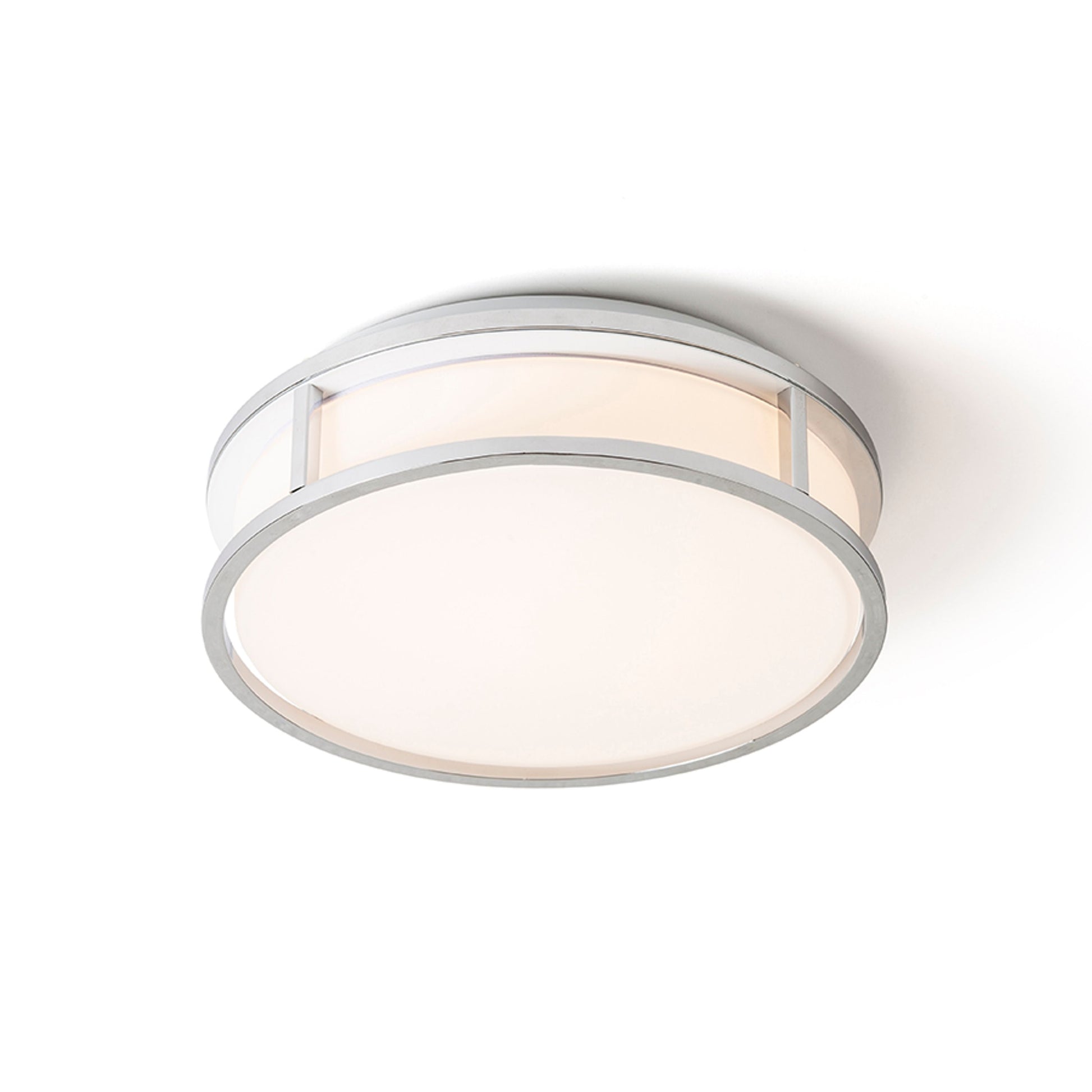 RENDL surface mounted lamp GRANDE LED 25 ceiling  opal-colored glass/chrome 230V LED 12W IP44  3000K R13676 1