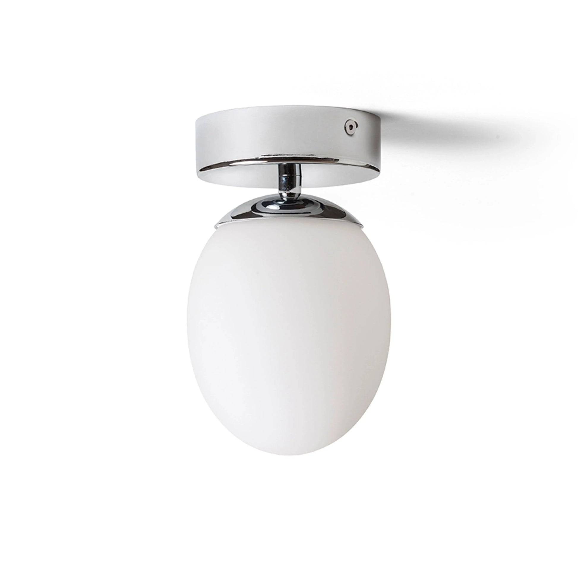 RENDL surface mounted lamp MERINGUE 11 ceiling  opal-colored glass/chrome 230V LED G9 9W IP44 R13689 3