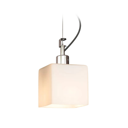 RENDL pendant lamp DADOS NEW pendant  opal-colored glass/chrome 230V LED E27 11W R13821 2