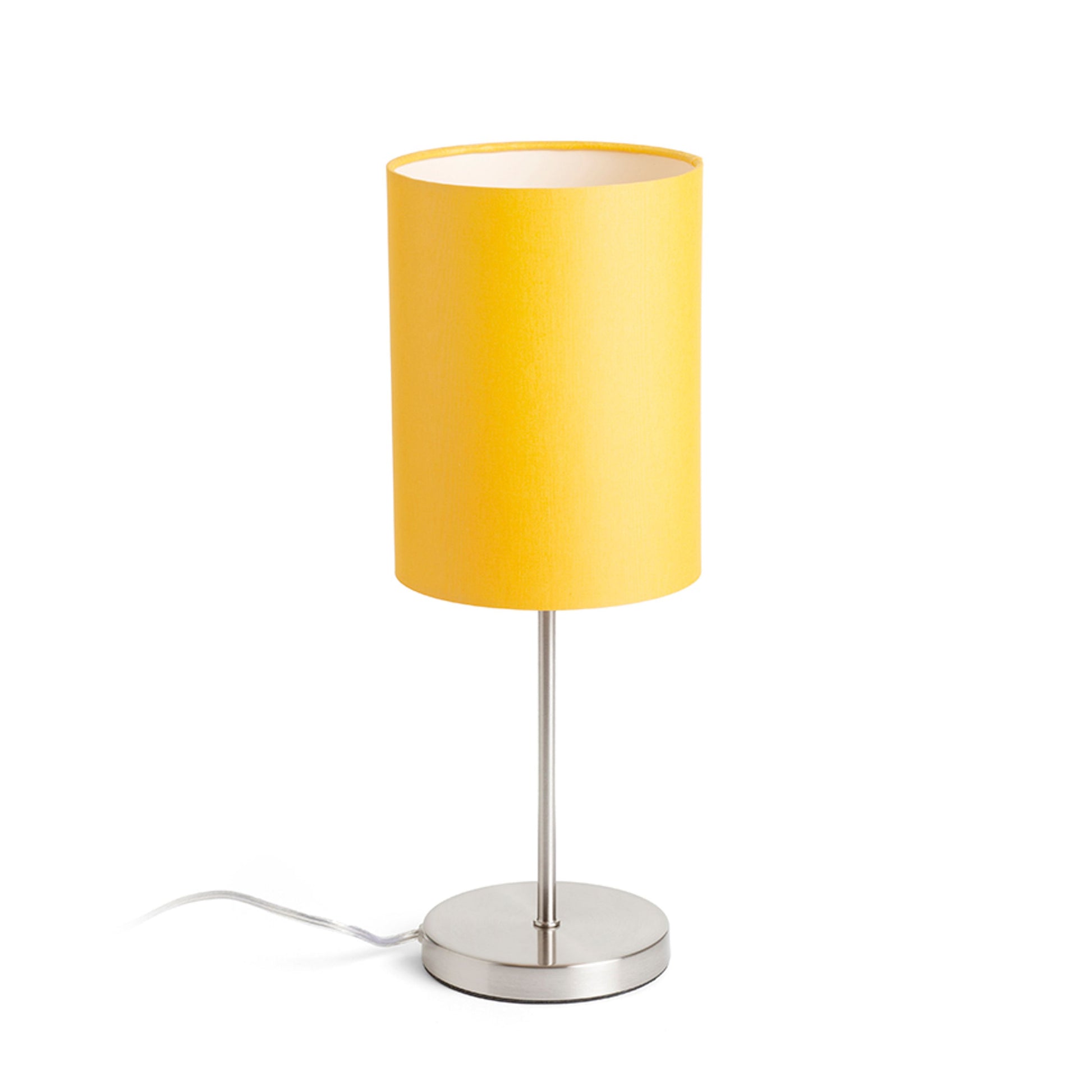 RENDL table lamp NYC/RON 15/20 table Chintz apricot/matt nickel 230V LED E27 15W R14156 1
