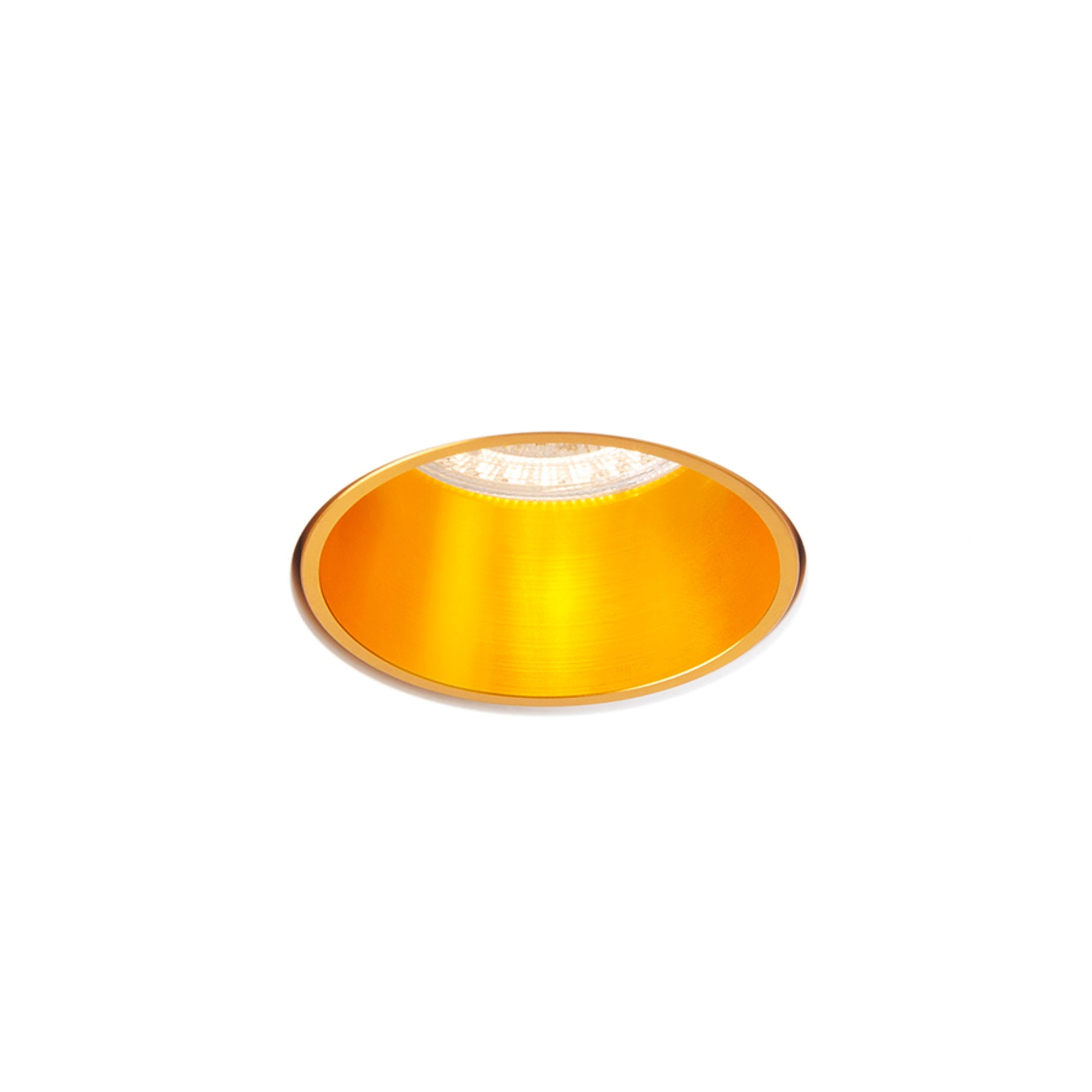 RENDL recessed light DAYTONA fixed plaster/brushed brass 230V LED GU10 8W R14158 1