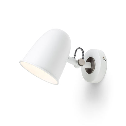 RENDL spotlight DANNY wall white matt nickel 230V LED E14 5W R14185 1