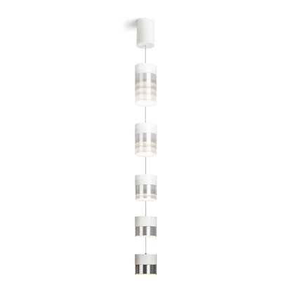 RENDL pendant lamp JUNIPER height adjustable pendant white chrome 230V LED 15W 30°  3000K R14218 4
